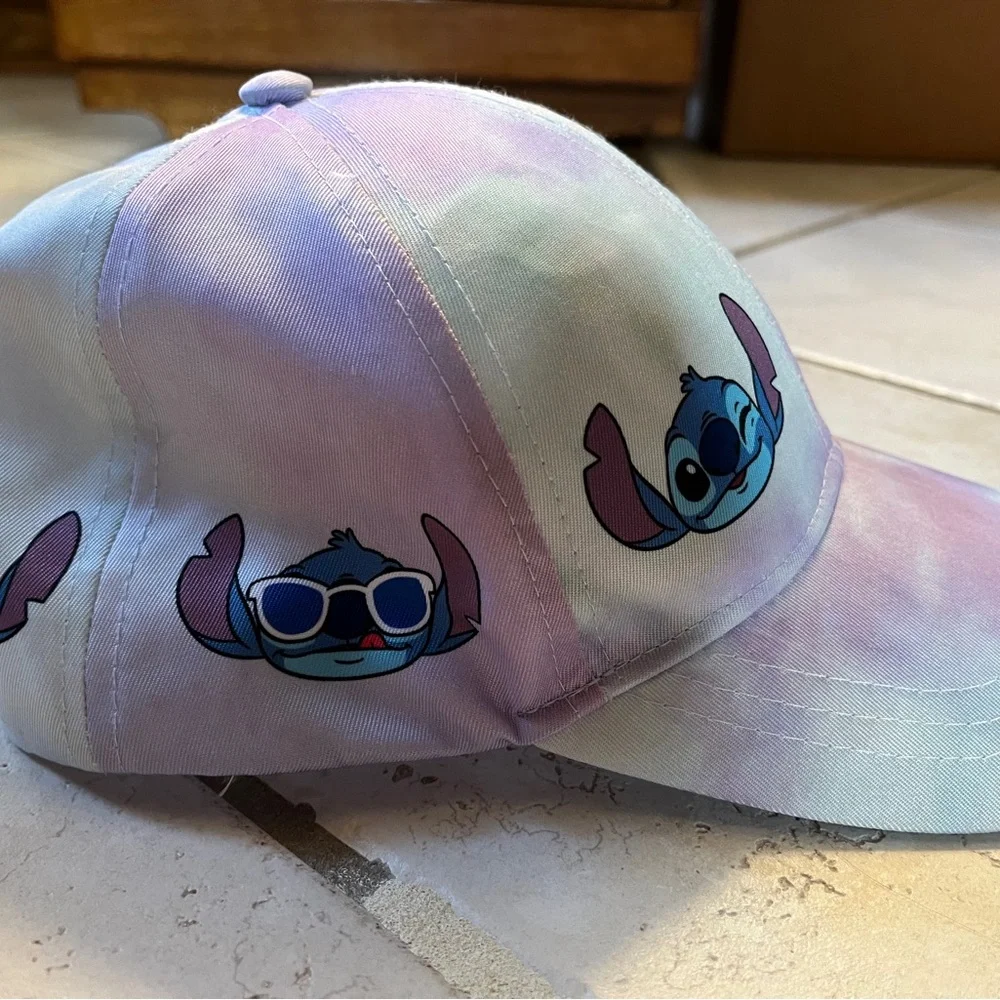 Youth Disney Stitch Purple and Pink Hat adjustable